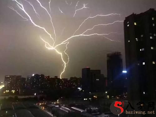 梦见十分夺目的闪电