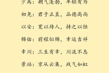 适合杨柳木命男孩的名字推荐与解析，助您为孩子找到最佳选择！
