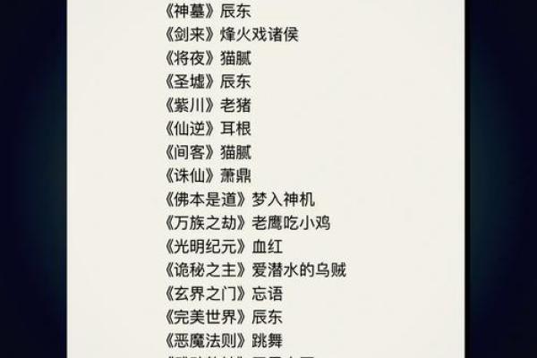 命理玄幻小说精选：探寻命运与灵力的奇幻世界