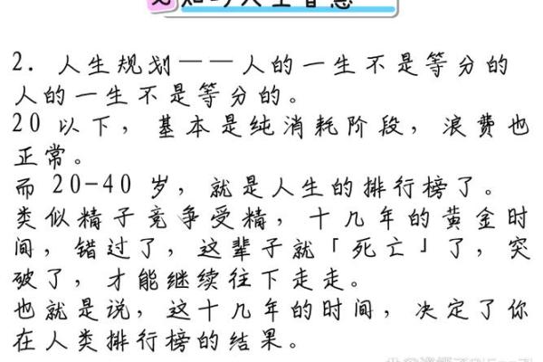 人生如命，岁月如梭：珍惜每一个当下的智慧与思考