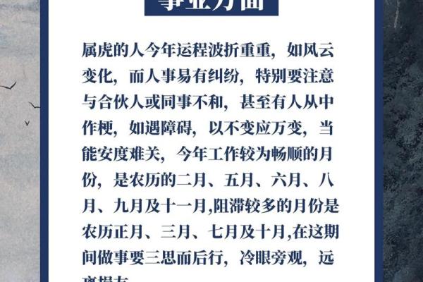 属虎人的命运解析：勇猛与智慧的结合，了解他们的年命与生活