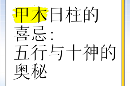 命理探秘：了解日柱命主的五行特征与人生影响