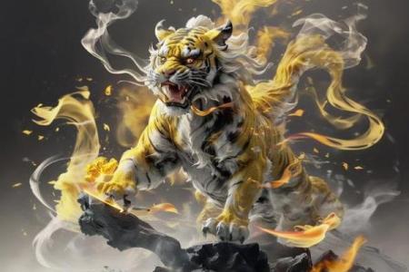 属虎火命的最佳佩戴动物：运势与风水的神秘结合