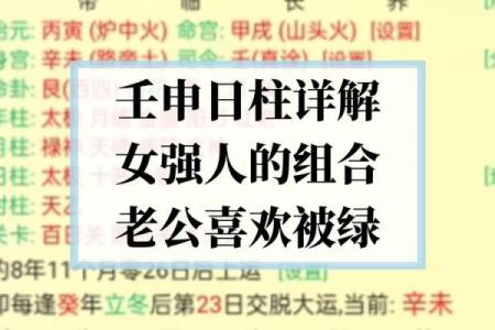 壬子日柱女命解析：智慧与灵动的双重魅力