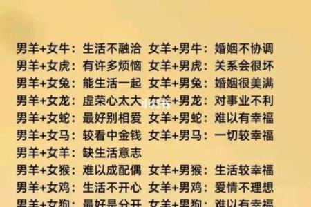 男女命理婚配：探索缘分与和谐的秘密