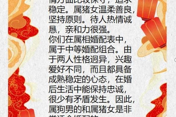 属狗与属猪之命理分析：互补和谐，共创美好未来！