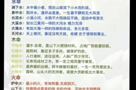 金命水命的相生相克：如何解析你的命理？