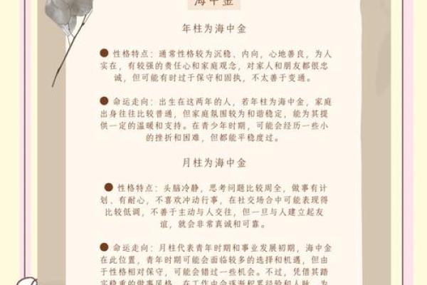 揭密算命年命纳音的奥秘与人生智慧 揭密算命年命纳音的奥秘与人生智慧