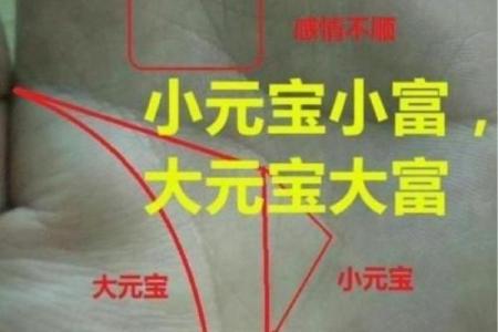 手相揭秘：拥有小元宝的人生运势与命理解析