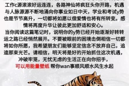 属虎的朋友们，你们的命运与哪些天干相连？深度解析！