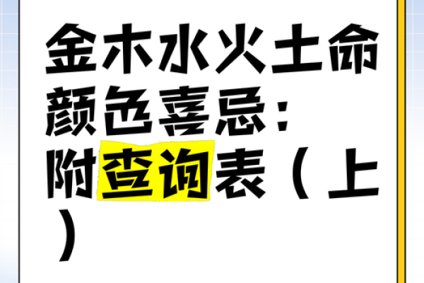 木命水命人的色彩密码：揭开与命理相符的颜色秘密