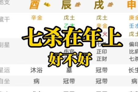 七杀年柱详解：探寻男命七杀带来的运势与性格特征