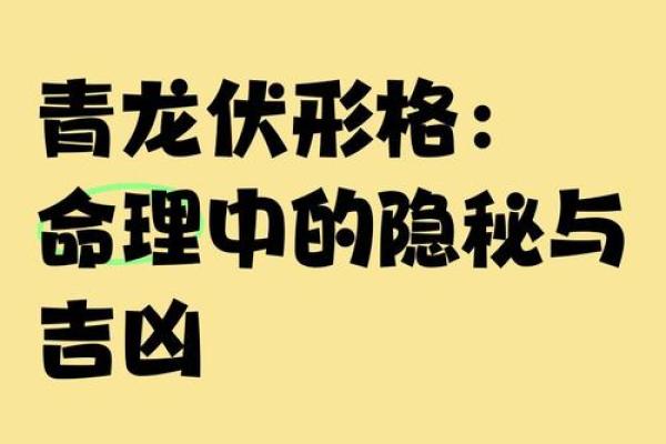 青龙伏形命与职业选择：开启成功之门的秘诀