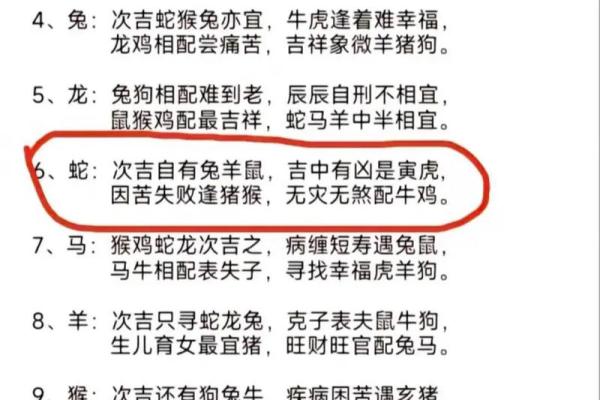 蛇命与哪些命最为相配？探讨最佳婚配的秘诀！