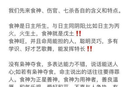 食神格女命与各命格的完美搭配探讨