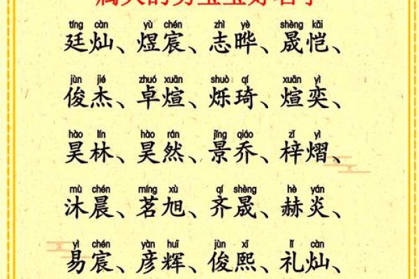 属猪火命命名技巧：点燃希望与活力的名字选择