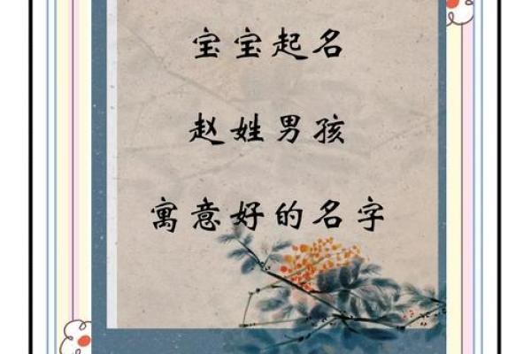 给水虎命的赵姓宝宝起名的最佳选择 给水虎命的赵姓宝宝起名的最佳选择