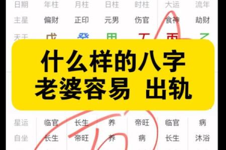 揭示男命出轨的八字特征，教你识别不忠潜质！