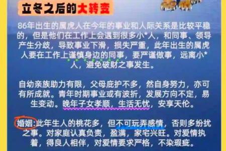 属虎的98年生人命理解析与人生指导