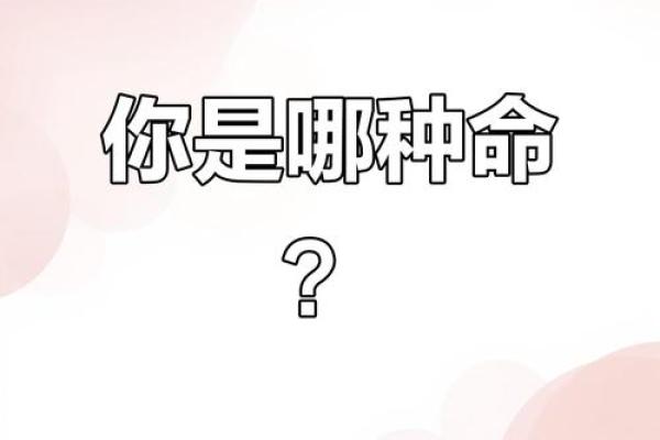 命运的密码：你天生的命到底意味着什么？