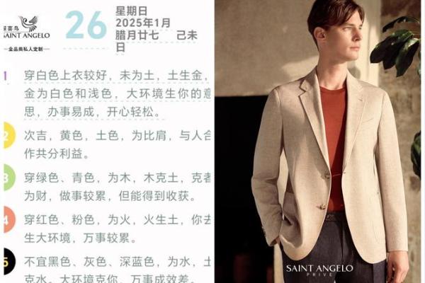 男属金命的颜色搭配指南：增运助运的穿搭秘籍