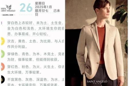 男属金命的颜色搭配指南：增运助运的穿搭秘籍