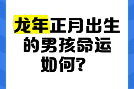 男孩的生肖与命运：解读不一样的命运之路