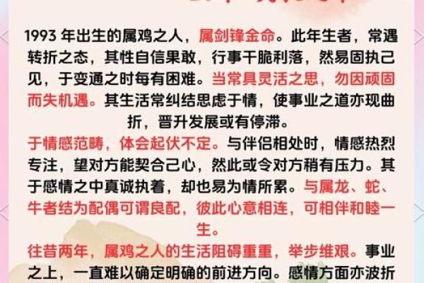 命运与行运：1981年属鸡人的生活密码与运势解析