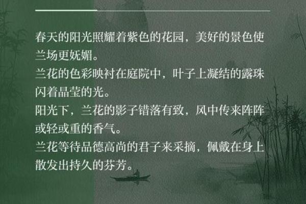 上上签兰花命解读:细品人生的芬芳与智慧 上上签兰花命解读:细品人生的芬芳与智慧
