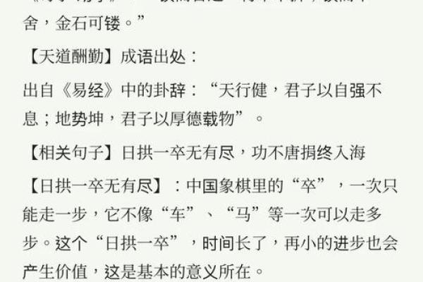 根据材质和命运，解读成语的深刻内涵与哲理