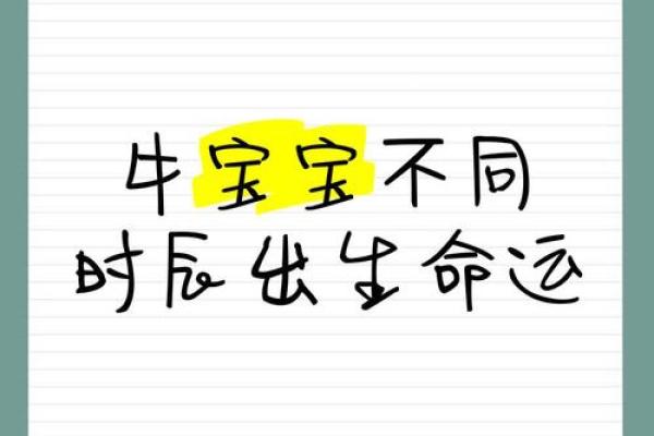 牛年八月出生的宝宝命运解析：揭示未来潜力与性格特点