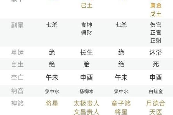 壬寅甲辰丁未辛亥：探秘五行八字中的命理密码