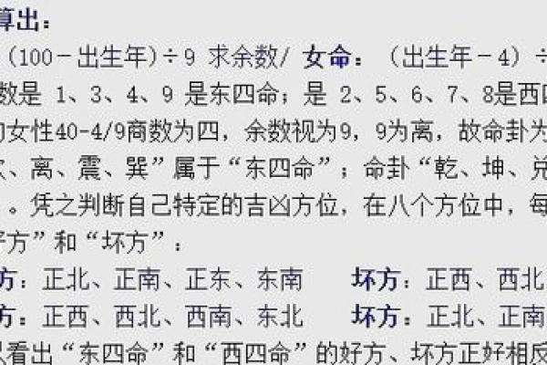 揭秘东四命:人生运势与方位的奥秘 揭秘东四命:人生运势与方位的奥秘