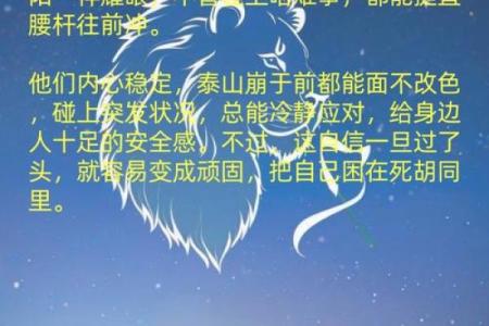 属龙狮子座的命格解析：自信与勇气的完美结合