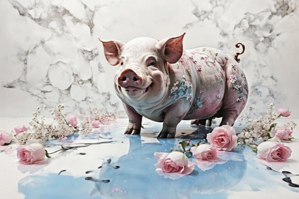 属猪女大海水命适合挂什么画？揭秘提升运势的艺术之选