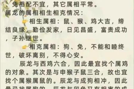 壬辰命与相配命格解析：探寻至佳婚姻组合之道