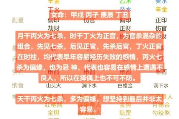 官杀混杂的女命八字解析：解密命理背后的女人命运
