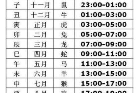 揭秘生辰八字：如何通过时辰对照表了解你属什么命！