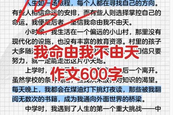 《命由木不由天》：探寻命运与自由的深刻寓意